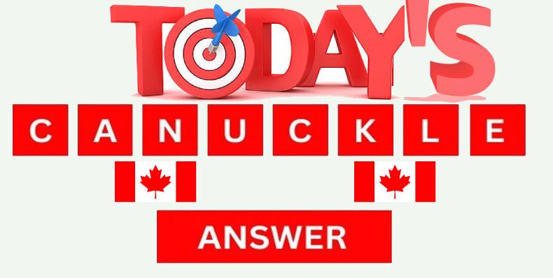 today Canuckle Hint